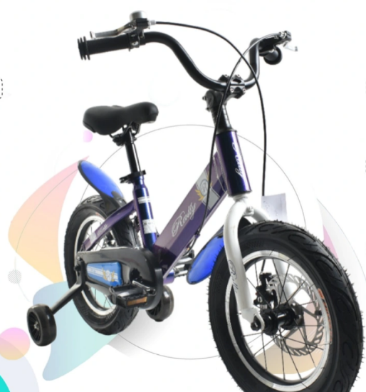 صورة دراجة أطفال رالي رصاصي مقاس 12,14,16